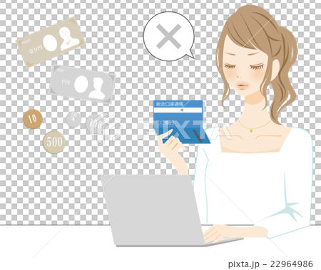 婦女看存摺壞壞 22964986