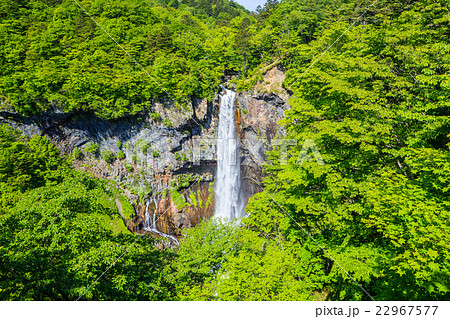 日光　春の華厳の滝 22967577