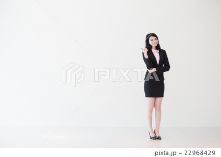 business woman show thumb up business woman show thumb up 22968429