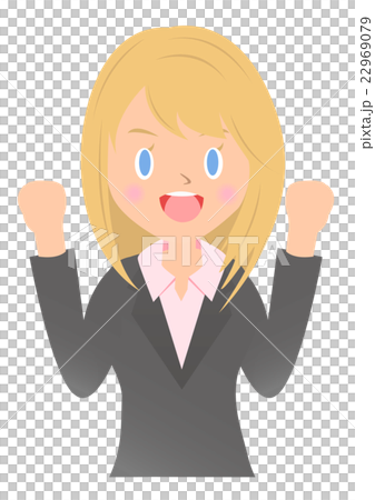 Female employee who works hard Female employee who works hard 22969079
