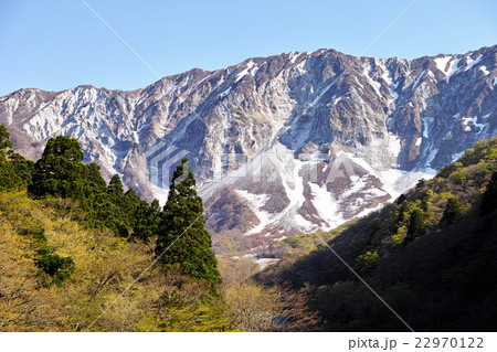 春の大山　北壁 22970122