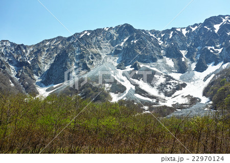 春の大山　北壁 22970124