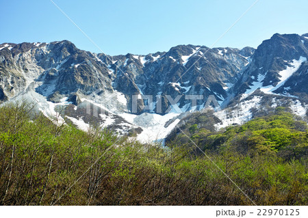 春の大山　北壁 22970125