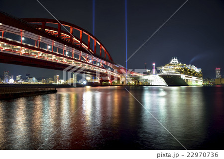 ダイヤモンドプリンセスと神戸大橋 22970736