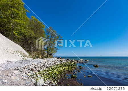 Baltic Sea coast on the island Ruegen Baltic Sea coast on the island Ruegen 22971836