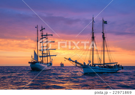 Sailing ships on the Baltic Sea Sailing ships on the Baltic Sea 22971869