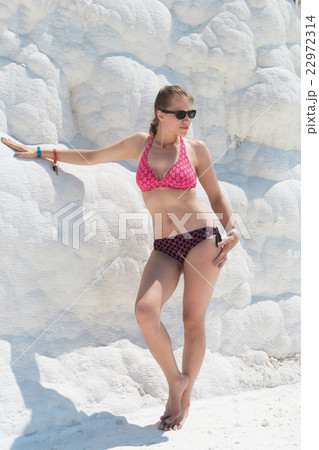 Portrait of woman in Pammukale 22972314