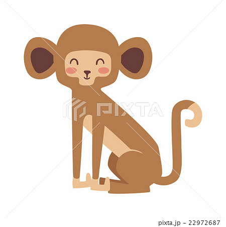 Monkey vector illustration 22972687