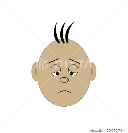 Sad face illustration Sad face illustration 22972764