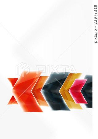 Glass glossy arrow motion background 22973319