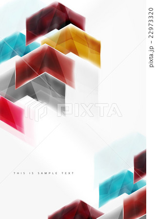 Glass glossy arrow motion background 22973320