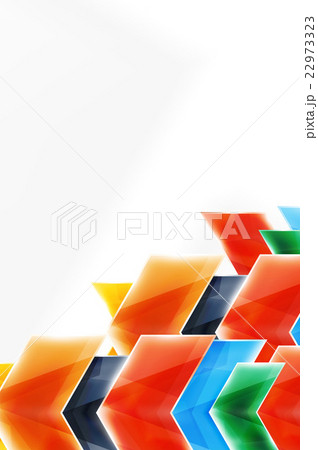 Glass glossy arrow motion background 22973323