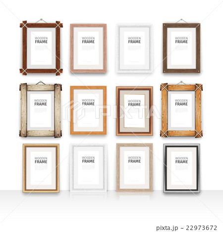 Wooden Rectangle Frames Set Wooden Rectangle Frames Set 22973672
