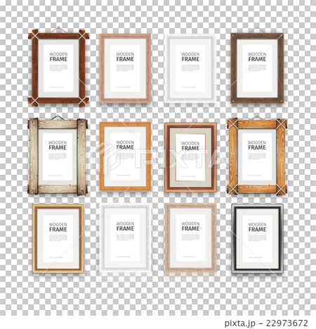 Wooden Rectangle Frames Set Wooden Rectangle Frames Set 22973672