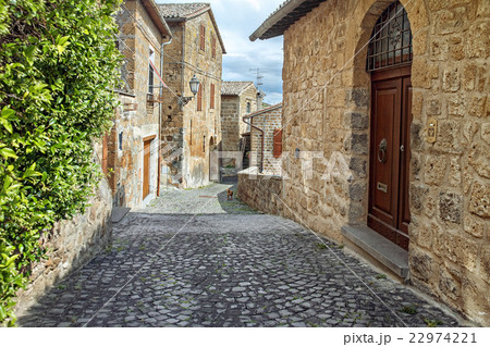 Streets of the city Orvieto, Italy, Toscana 22974221