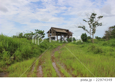 シエラレオネ共和国北部州ポートロコ県マランパ鉱山の廃墟 シエラレオネ共和国北部州ポートロコ県マランパ鉱山の廃墟 22974349