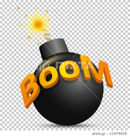 Black bomb ready to explode. Black bomb ready to explode. 22974626
