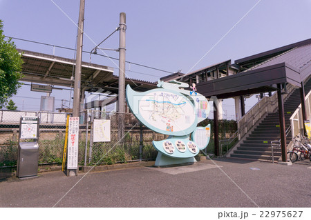 駅前風景　東福生駅 22975627