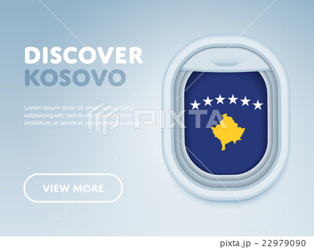 Traveling by plane. Flat vector design banner. Traveling by plane. Flat vector design banner. 22979090