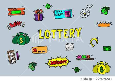 Lottery icons set 22979281