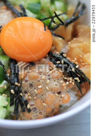 具沢山の納豆丼 おうちご飯 具沢山の納豆丼 おうちご飯 22979455
