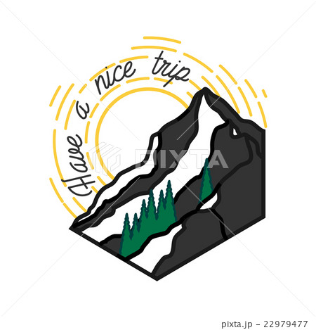 Mounitains color emblem 22979477