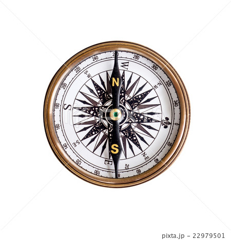 Compass on isoleted white background  22979501
