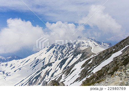 立山連峰の春 立山連峰の春 22980769