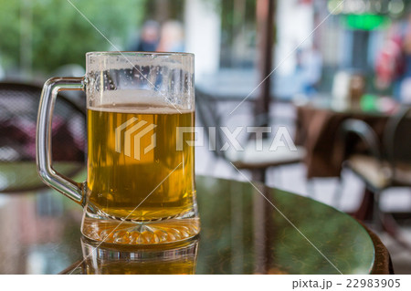glass of light beer glass of light beer 22983905