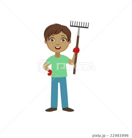 Boy With A Rake Boy With A Rake 22983996