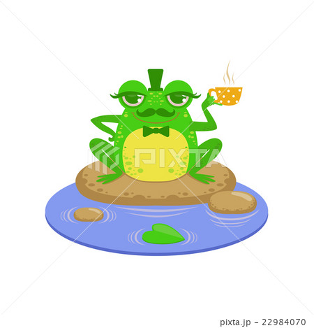 Gentelman Cartoon Frog Character Gentelman Cartoon Frog Character 22984070
