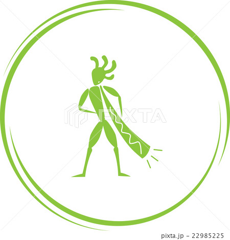 ethnic little man with trumpet. ethnic little man with trumpet. 22985225