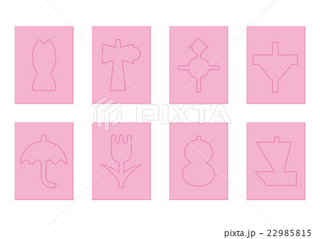 祭り カタヌキ イラストのイラスト素材