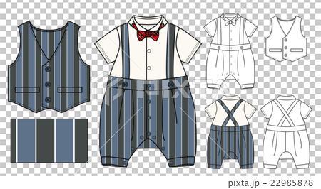 Formal baby clothes hanger illustration 22985878