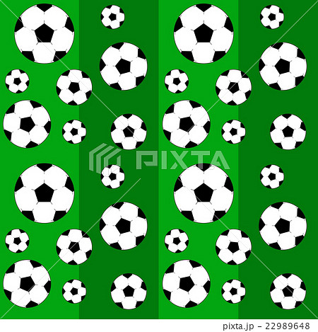 Football on the green background pattern Football on the green background pattern 22989648