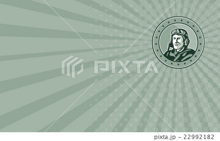 World War One Aviator Circle Retro 22992182