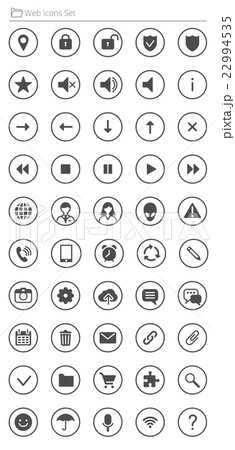 Web Icons Set 22994535