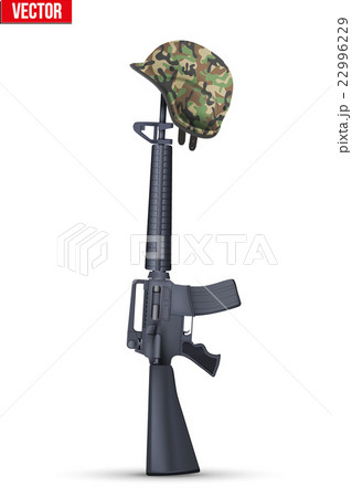 The symbol of a fallen US soldier 22996229