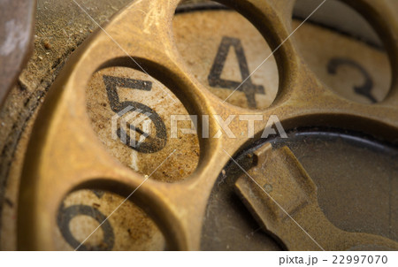 Close up of Vintage phone dial - 5 22997070