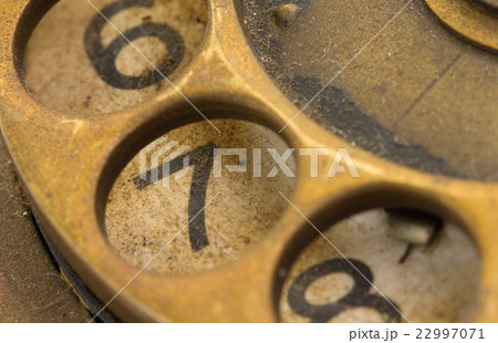 Close up of Vintage phone dial - 7 22997071