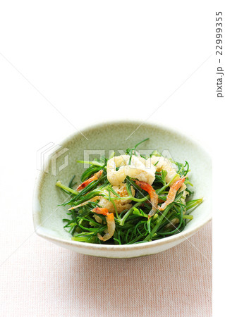 おかひじきと油揚げのポン酢和え6 22999355