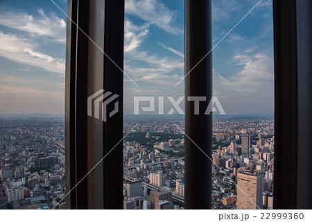 名古屋駅　ミッドランドスクエア　スカイプロムナードからの名古屋のまち 22999360