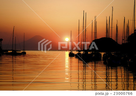 諸磯の夕日 23000766