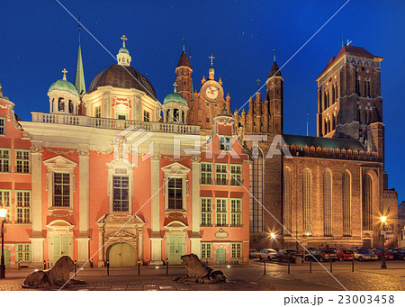 Old Gdansk by night Old Gdansk by night 23003458