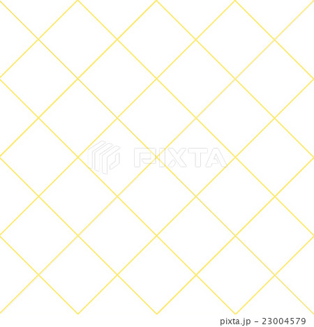 Yellow Grid White Diamond Background 23004579