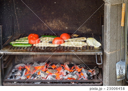 Grilling vegetables 23006458