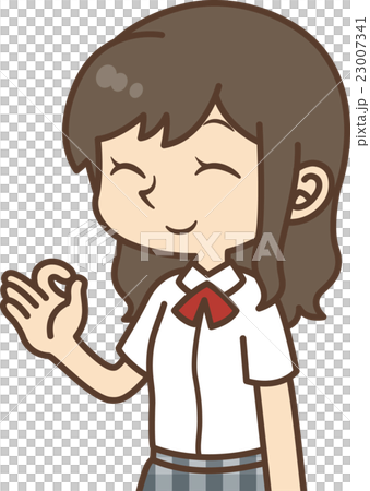 Uniform girl (facial expression) 04 23007341