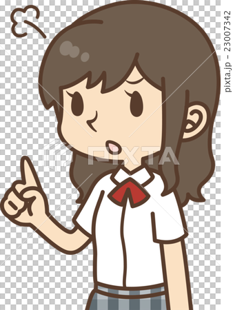 Uniform girl (facial expression) 05 23007342