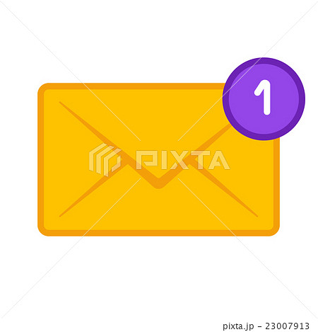 Yellow envelope icon Yellow envelope icon 23007913