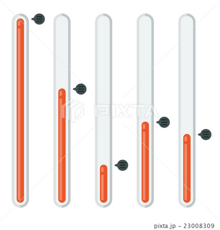 Vertical sliders with level indicator 23008309